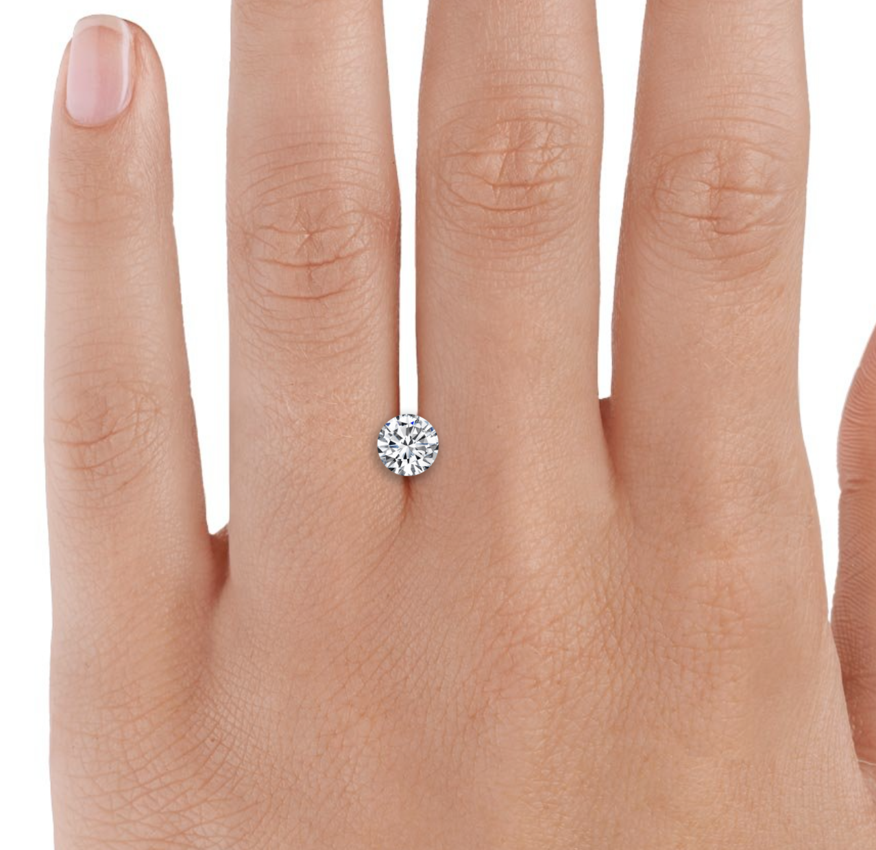1 CTW Solitaire Lab Diamond Engagement Ring